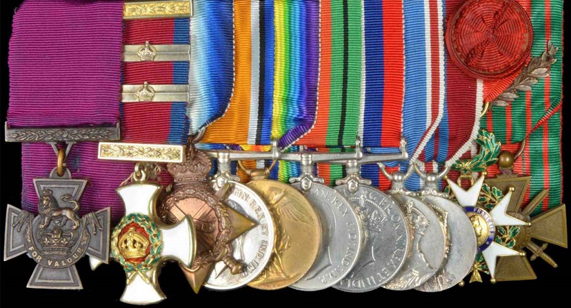 Captain Gordon Campbell medals