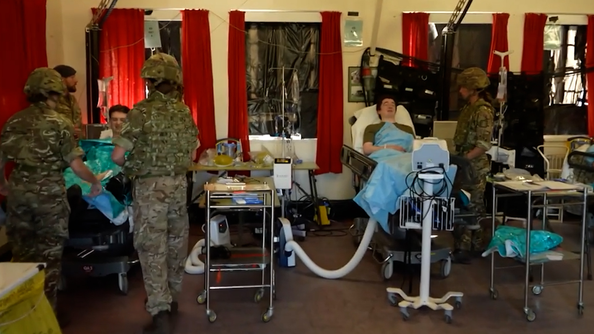 military hospital in cookhouse 181024 CREDIT BFBS