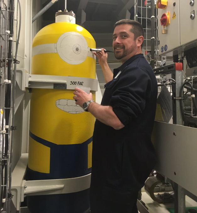 Minion on HMS Queen Elizabeth