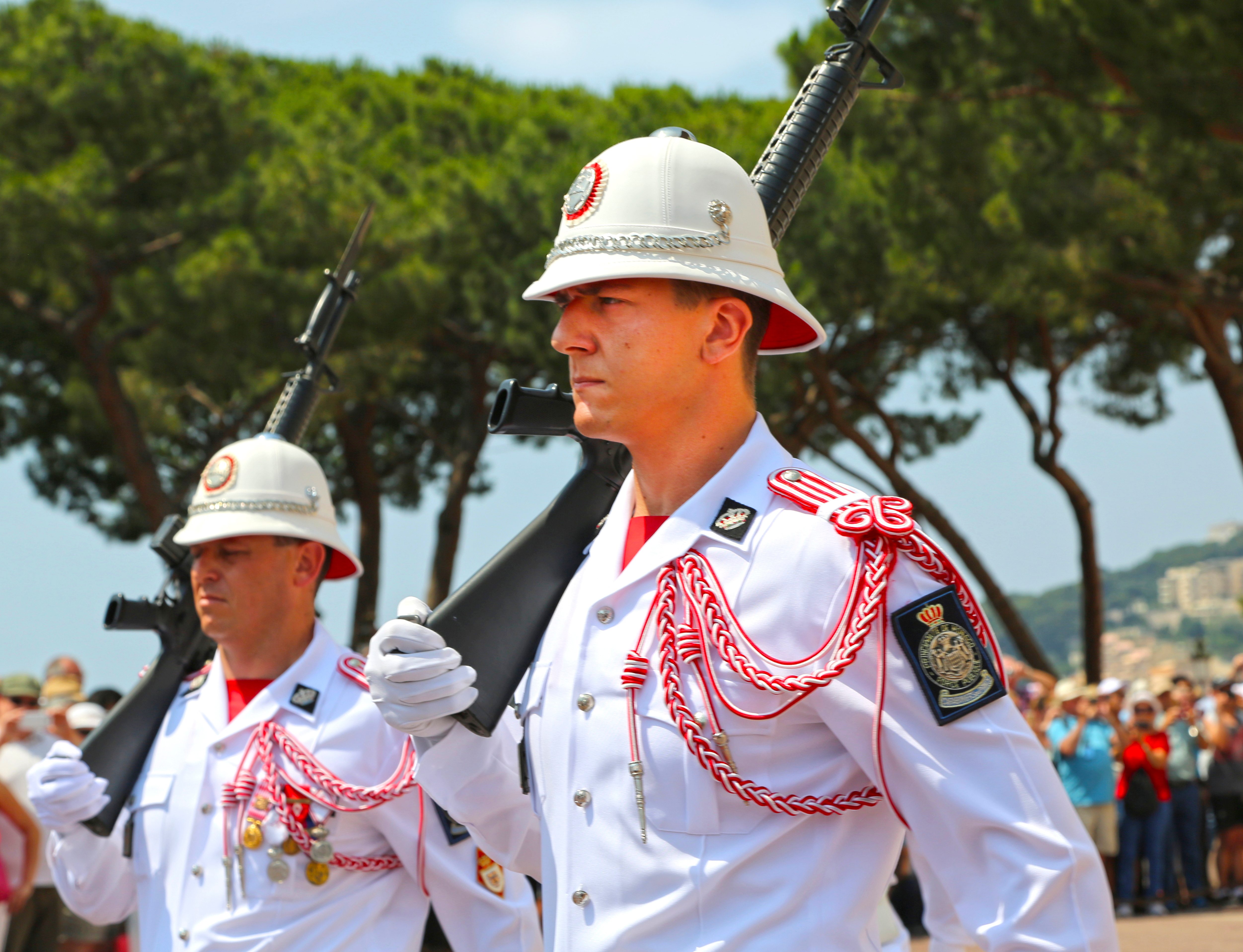 Carabiniers du Prince are specially trained close protection soldiers based in Monaco. Credit: Shutterstock