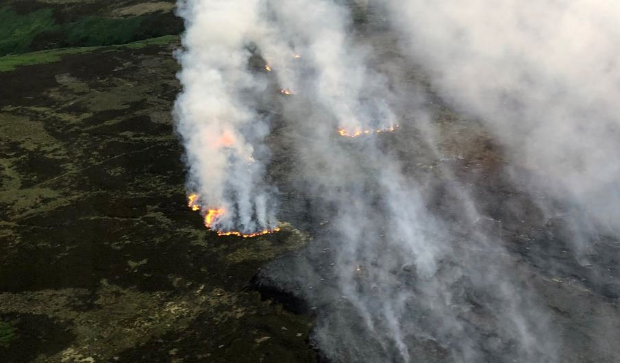 Picture: Saddleworth Fire SWNS