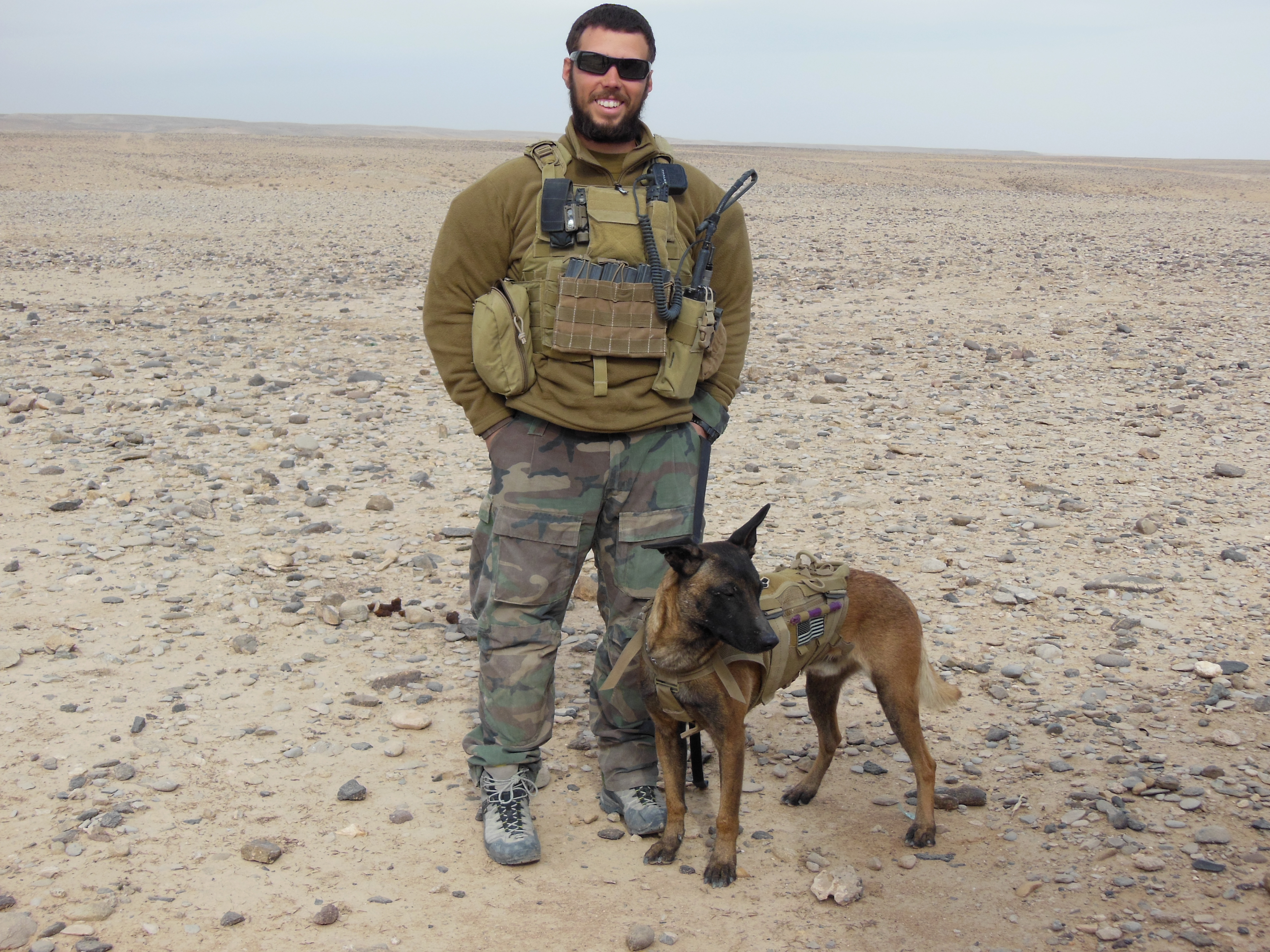PMC Shimanski has served on four tours of duty with Marine Staff Sgt. Brandon Marquez (Picture: US Marine Corps).