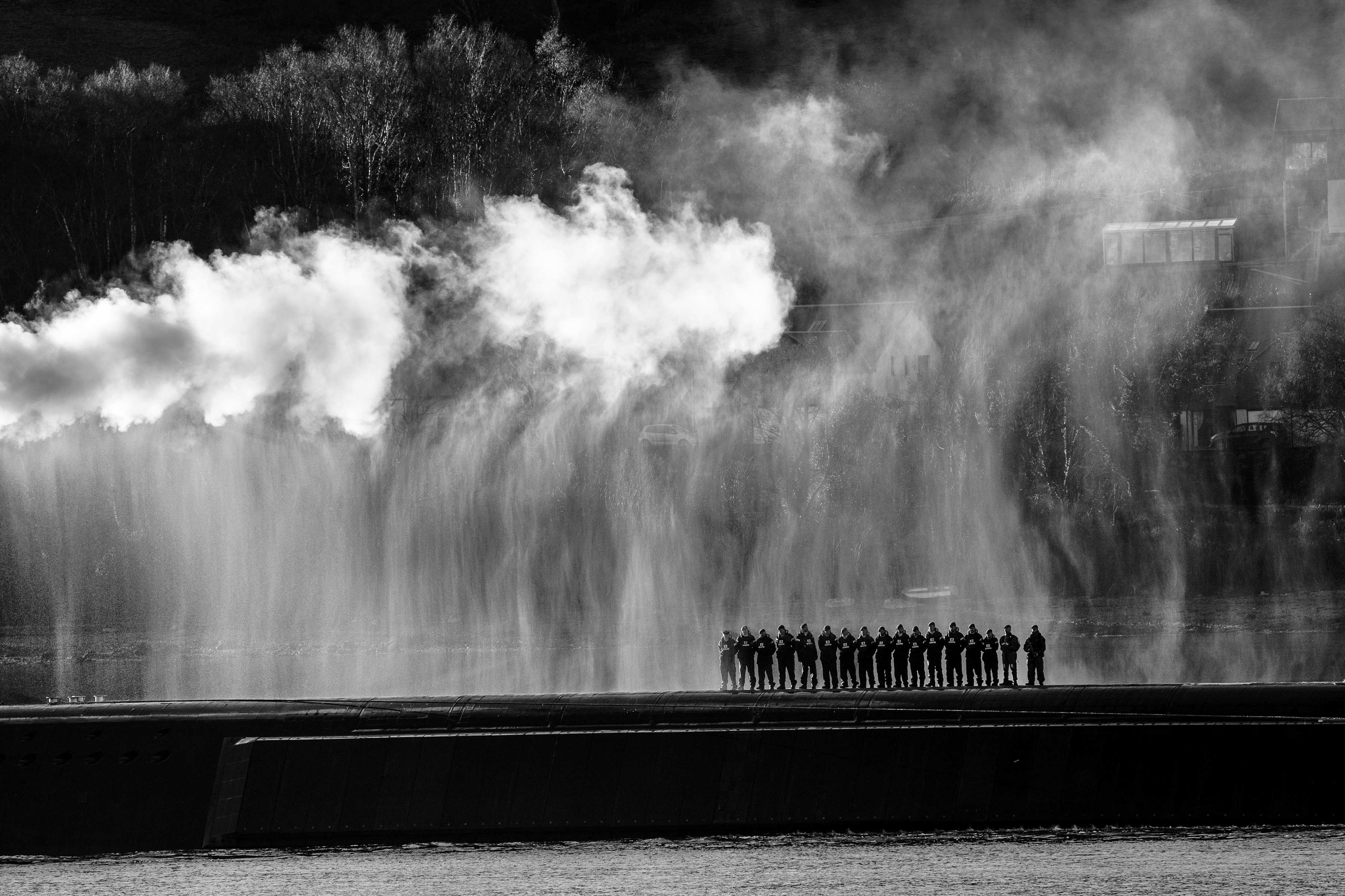 The security operations carried out by the Royal Navy across the seven seas were captured in the award-winning photos (Picture: Royal Navy).
