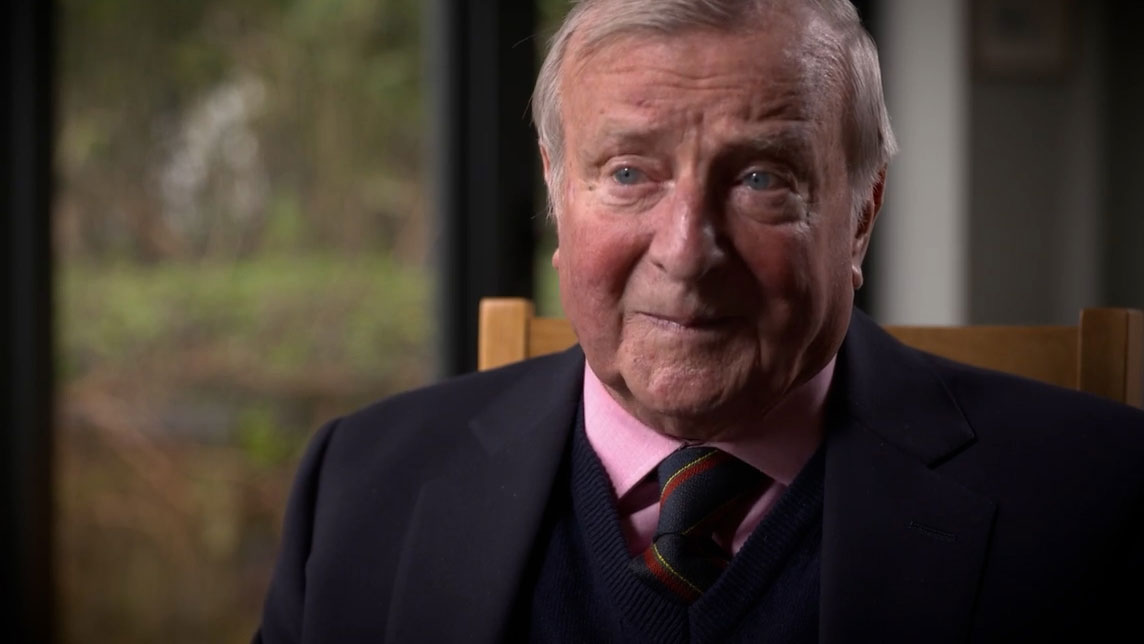 Nick Vaux, Commanding Officer of 42 Commando Royal Marines Falklands 40 The battle of Mt Two Sisters CREDIT BFBS