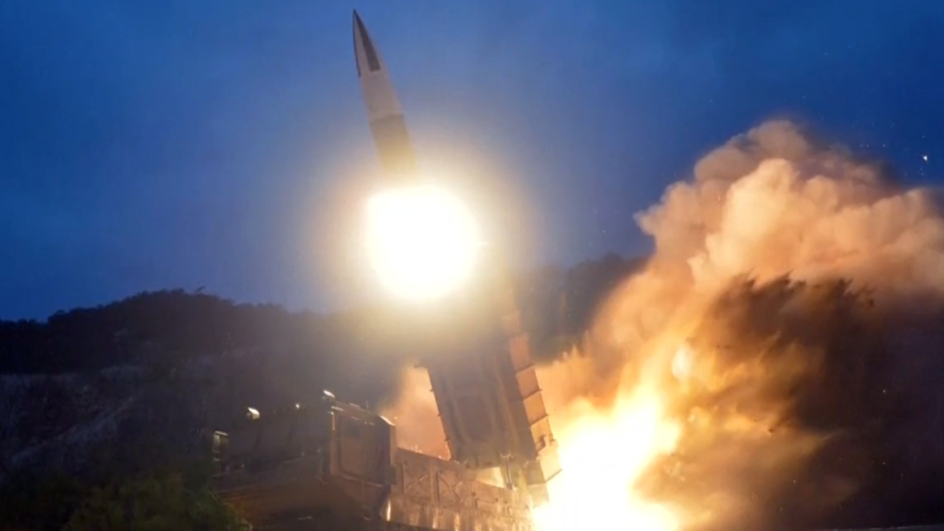 North Korea missile test, August 10 2019 (Picture: KCNA).