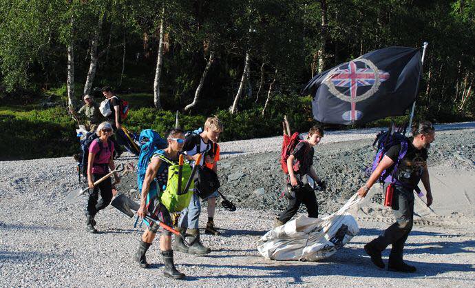 Recovering parts of a lost Spitfire in Norway.