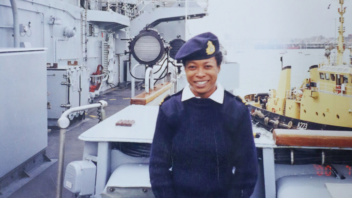 On board HMS York during Long Navigation Course at HMS Collingwood CREDIT RAdm Wemyss-Gorman