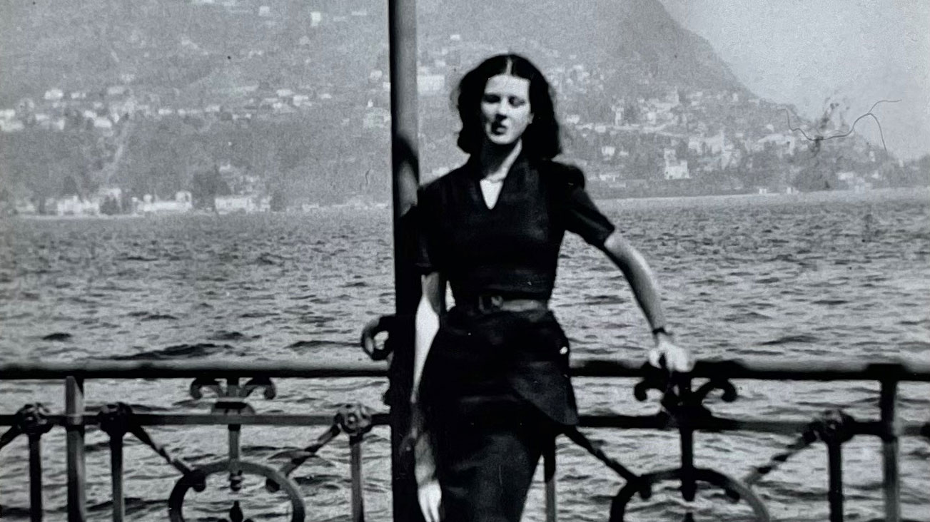 One of the last surviving female Bletchley Park codebreakers Margaret Betts during her Lugano honeymoon in 1947 CREDIT Betts family