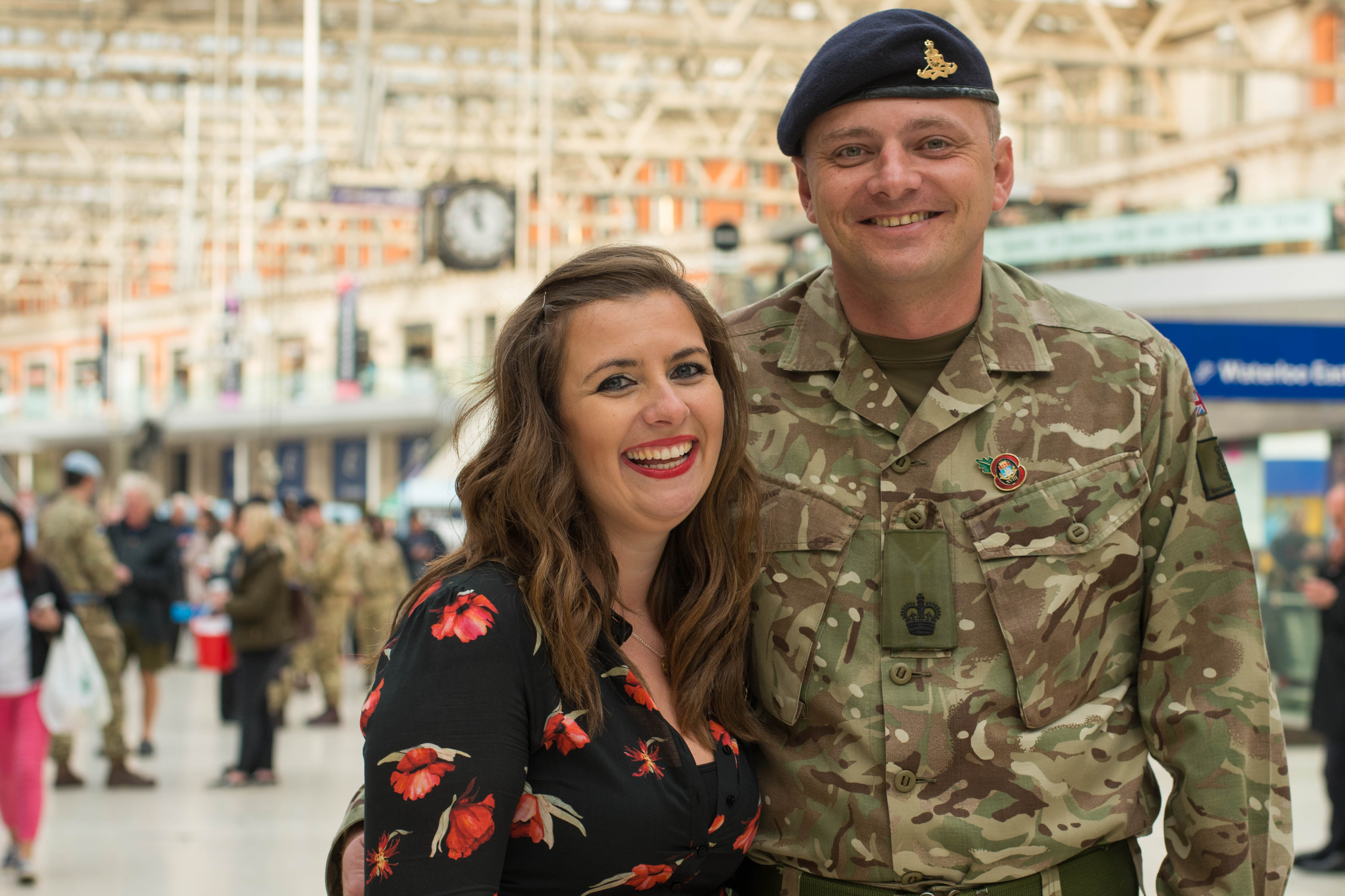 WO2 Andrew Myles met Katy Cromwell