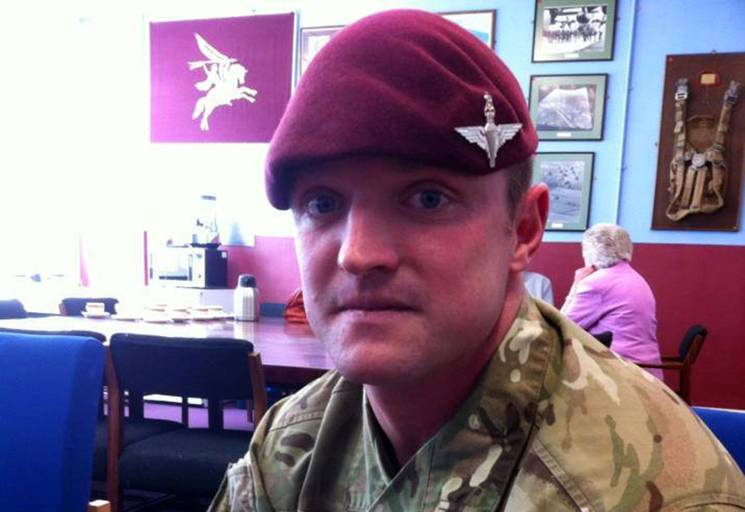 Paratrooper Hero Saves Biker From Burning Wreck