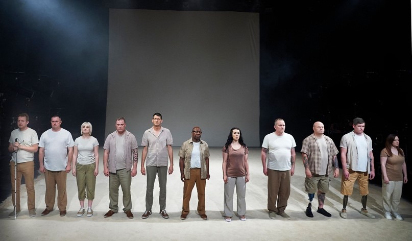 Bravo 22 Company on stage before the Coronavirus pandemic lockdown