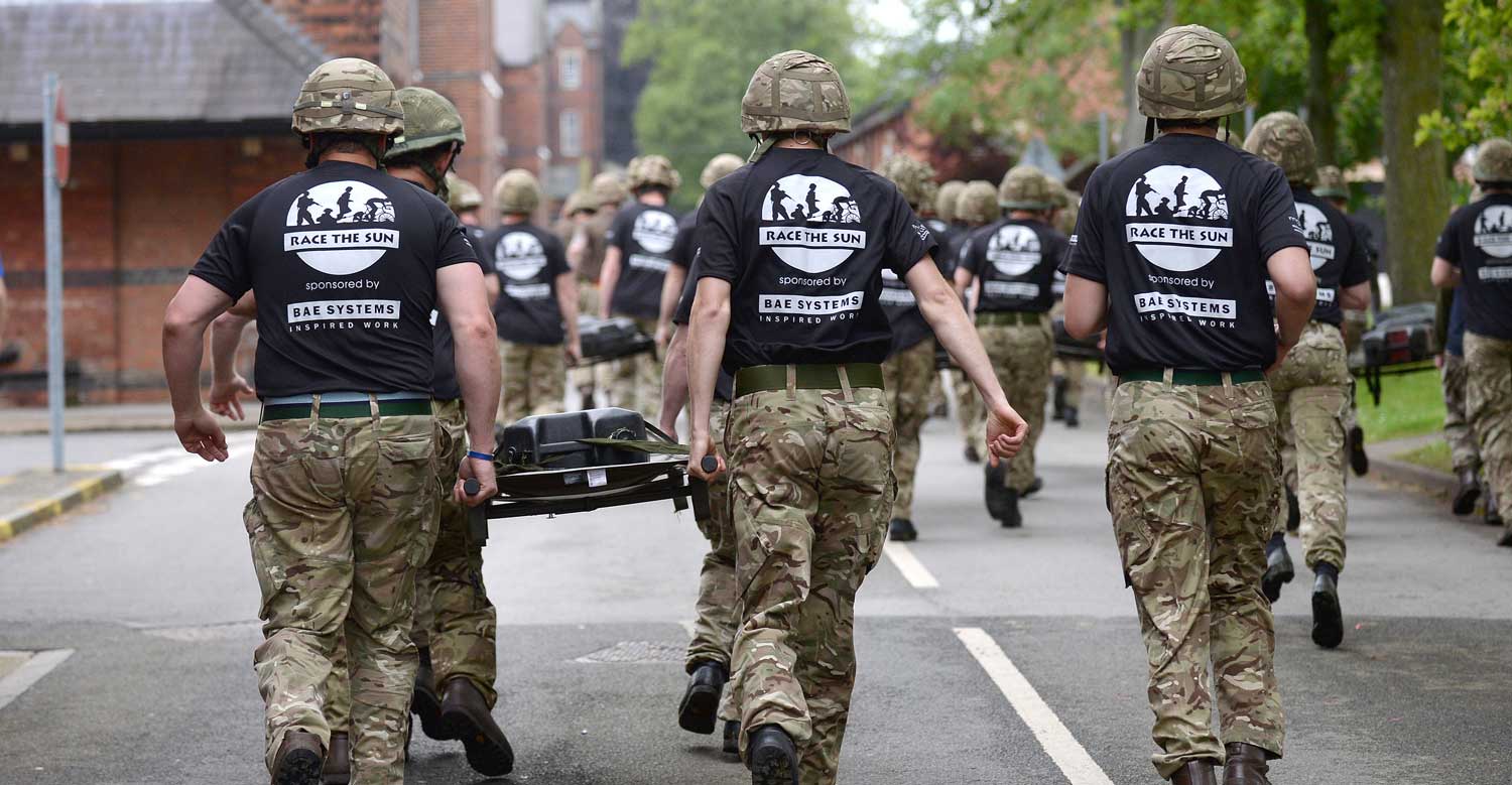 Hundreds of Soldiers &#039;Race the Sun&#039;