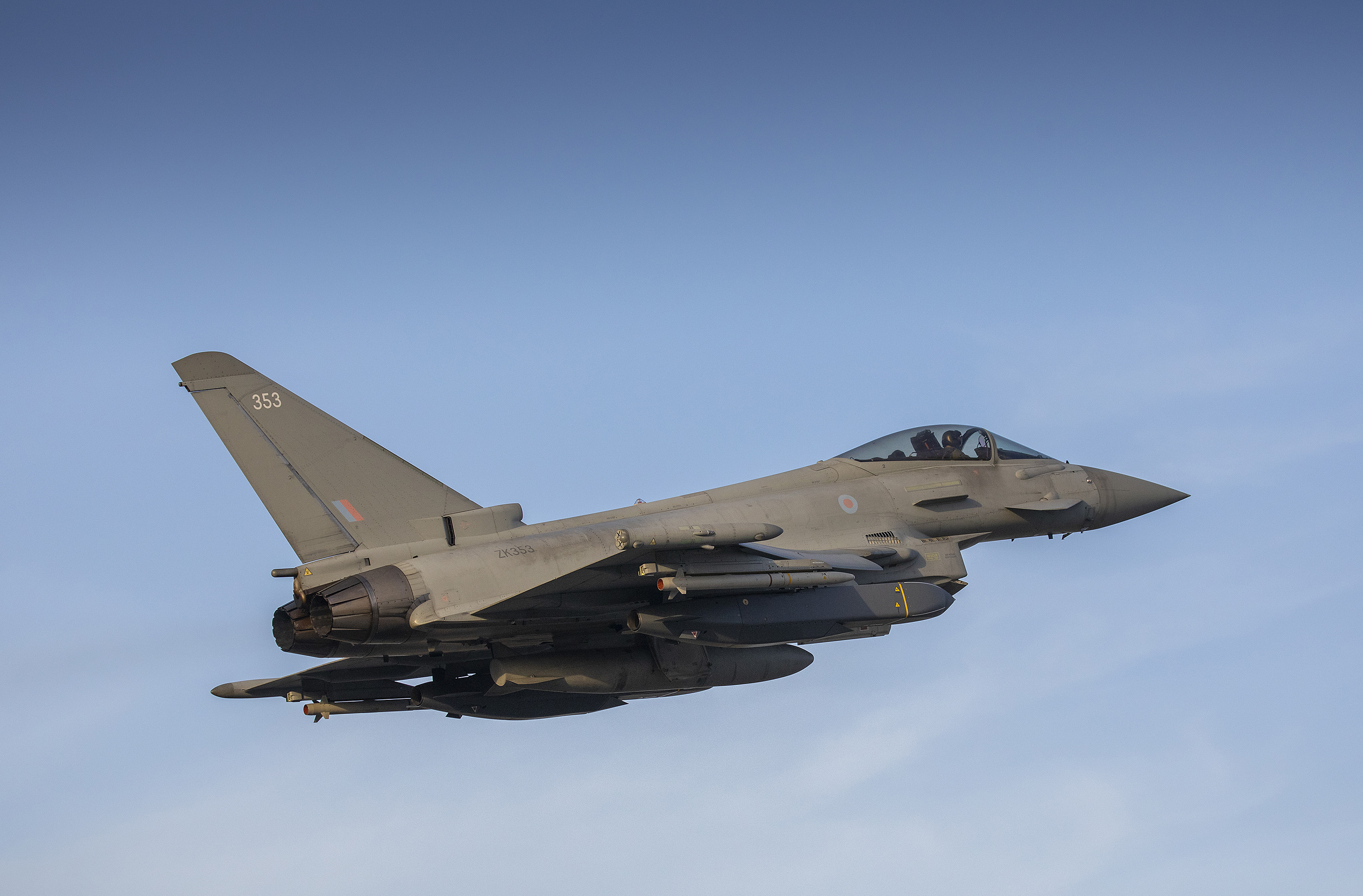The strikes, using Storm Shadow missiles and Paveway IV bombs targeted several caves systems in northern Iraq (Picture: RAF).