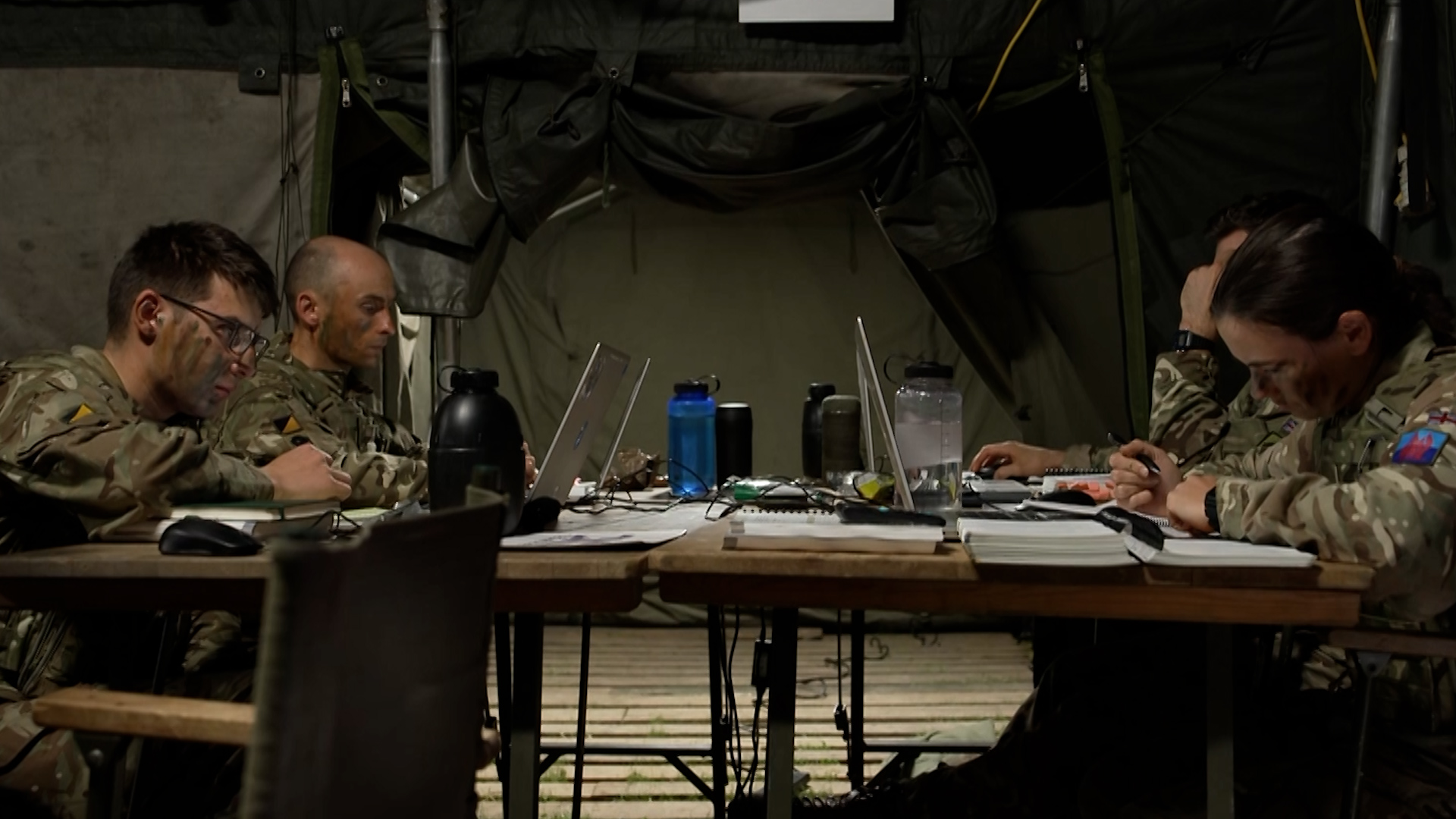 renewed focus on Combined Arms Manoeuvre and a new course for army captains 12102023 CREDIT BFBS