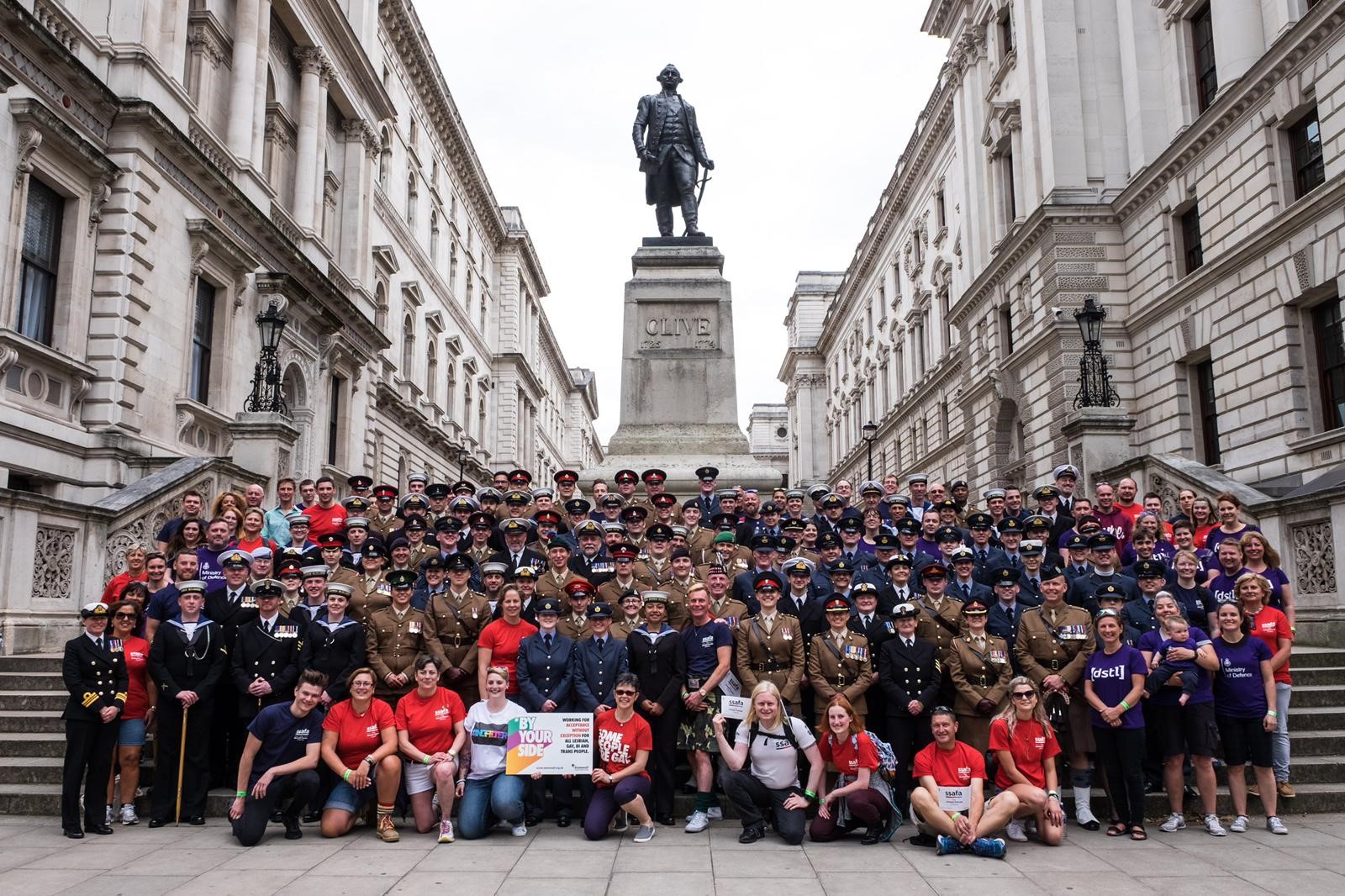 Armed Forces LGBT+ Networks at Pride in London