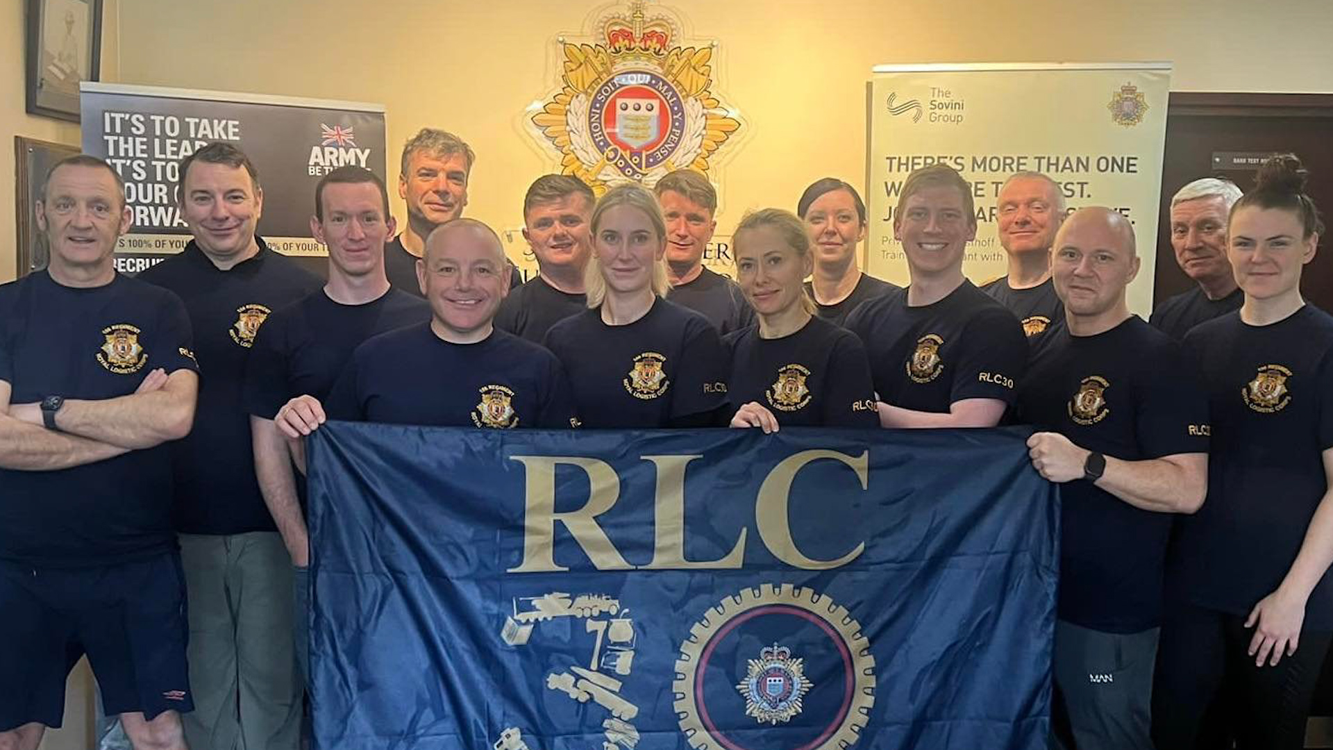 Members of 156 Regiment Royal Logistic Corps