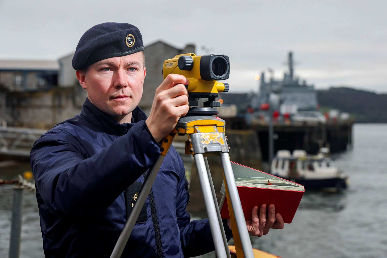 The Royal Navy's Hydrographers team prepare for British Science Week (Picture: Royal Navy).