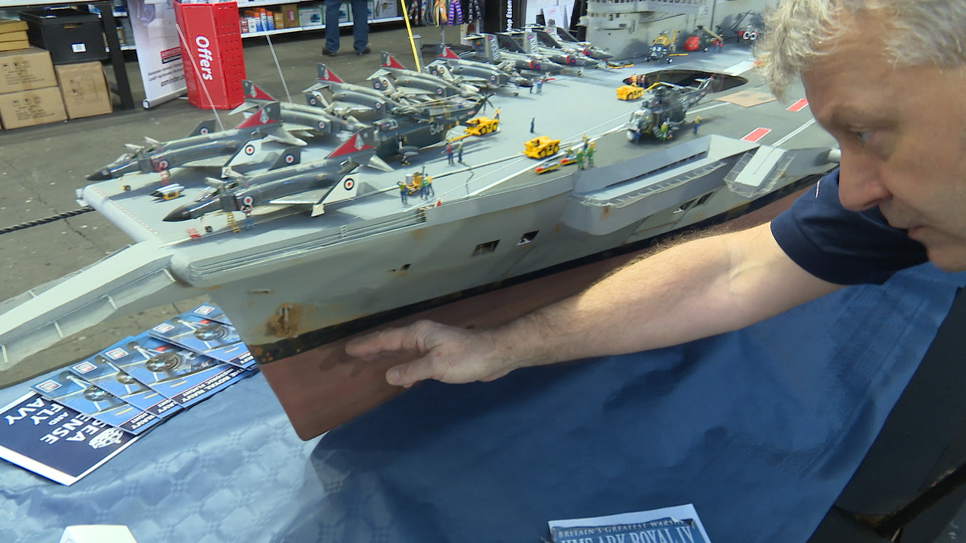 HMS Ark Royal model