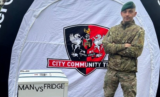 Sam Hammond has been serving in the Royal Marines for nine years (Picture: Sam Hammond),