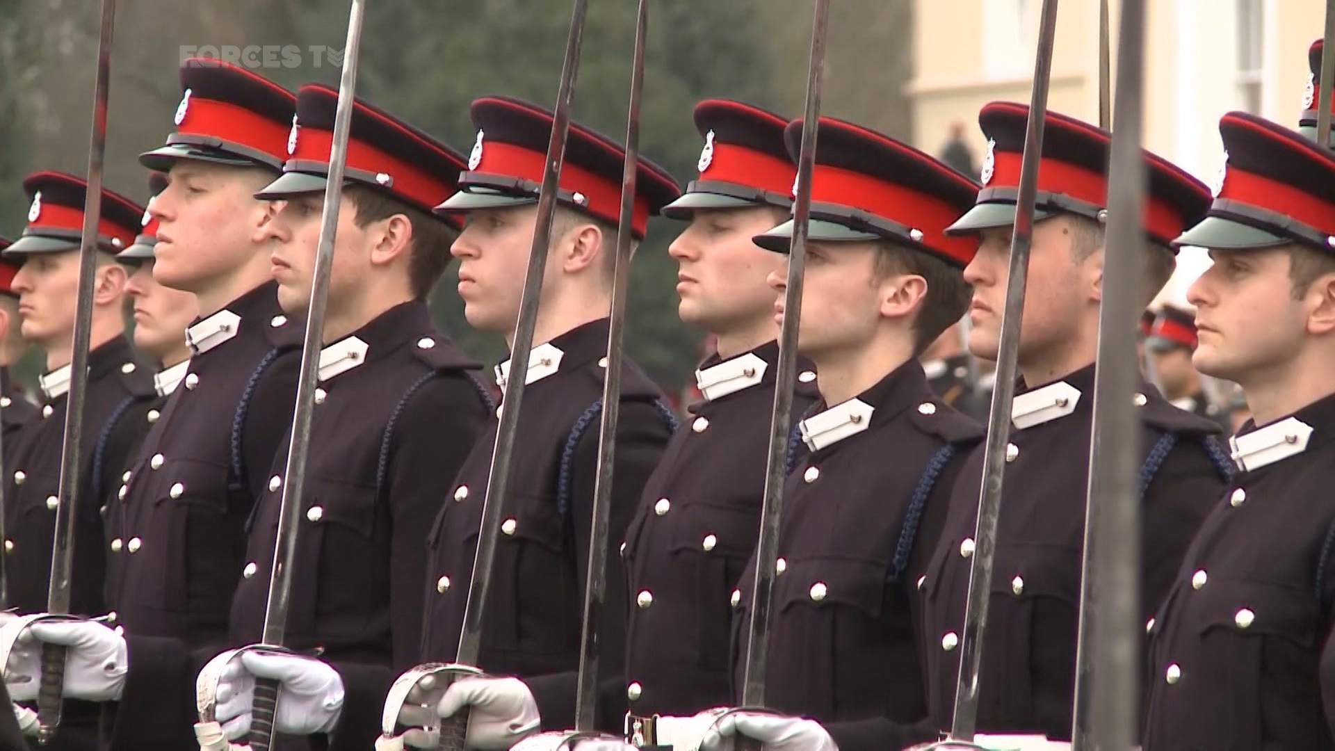 Officer cadets at Sandurst.