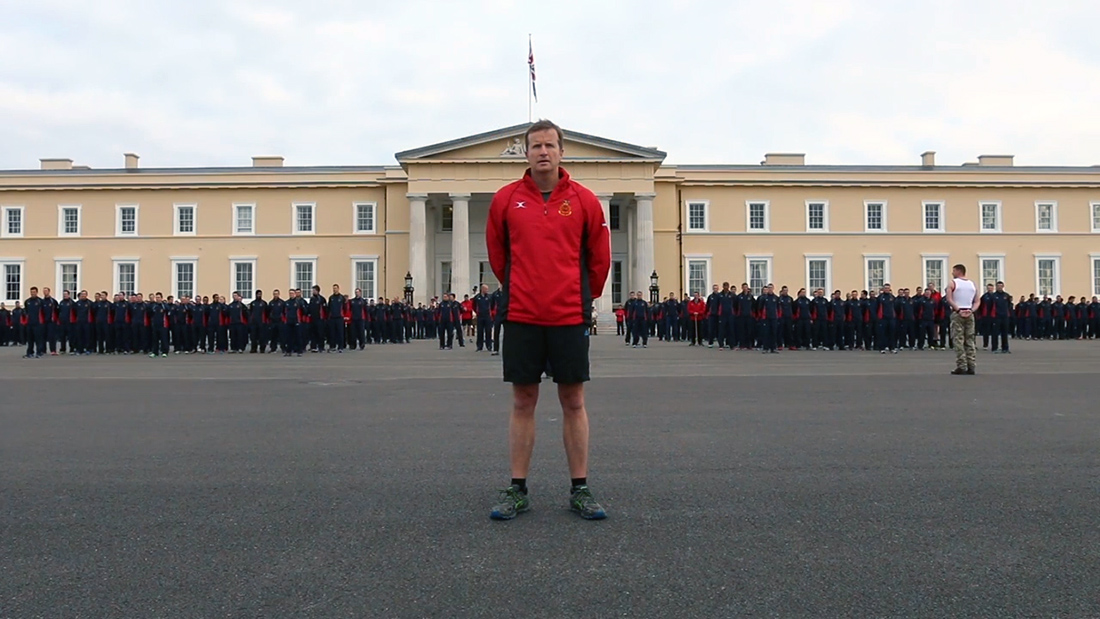 Watch: 600 British Army Cadets Rise To Push-Up Challenge