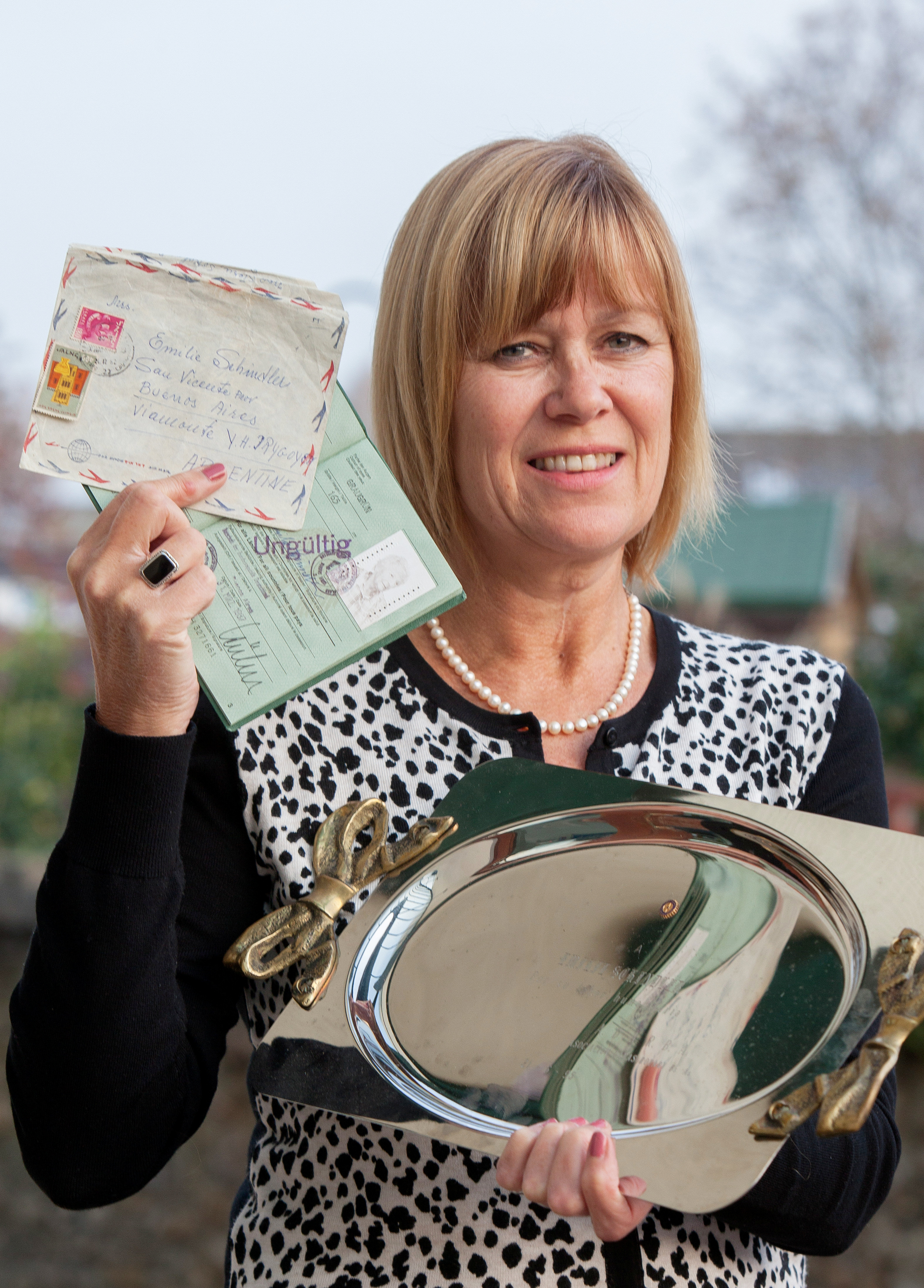 The pictures had been saved by a German businesswoman