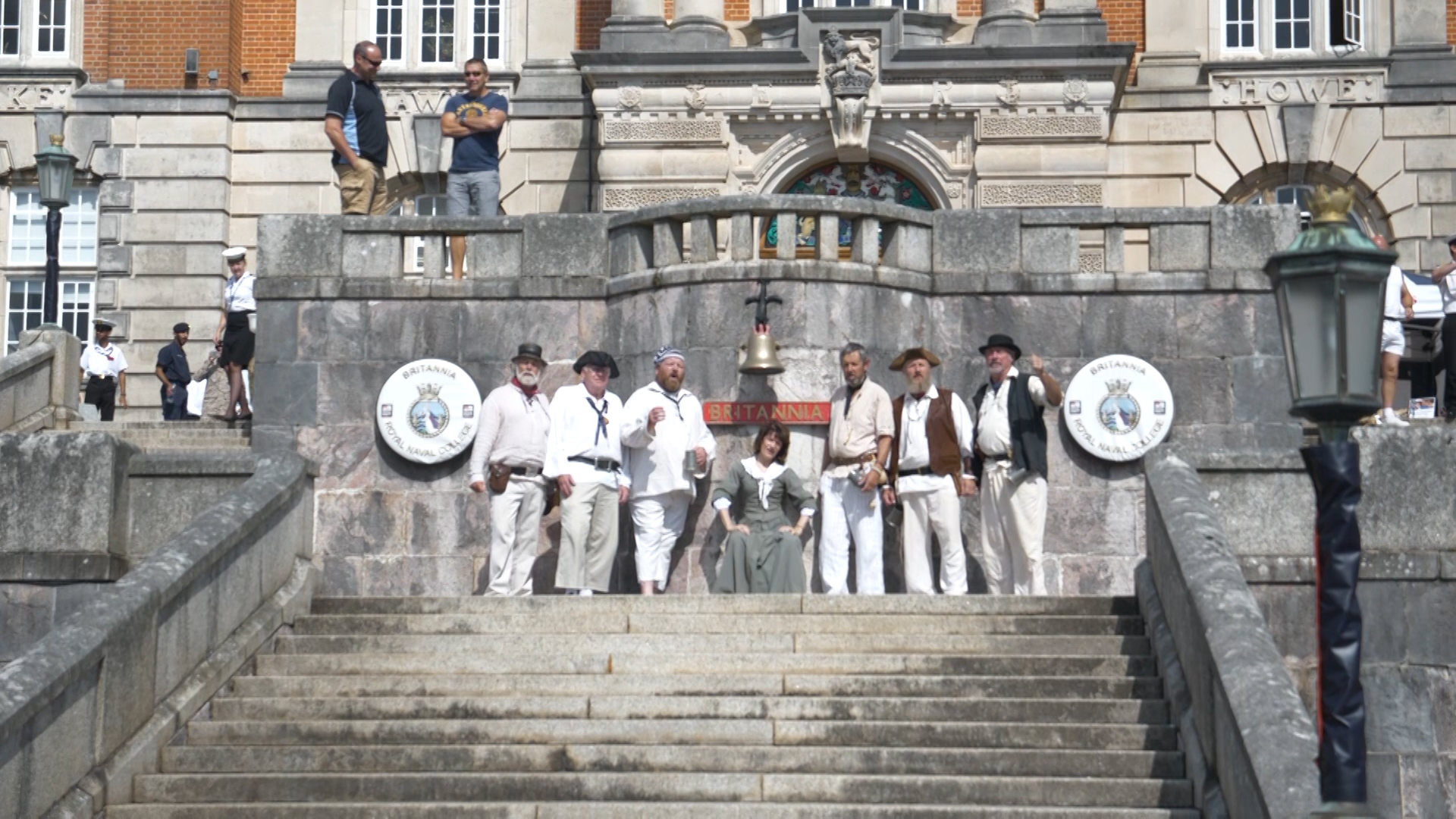 sea shanty at royal naval open day in devon credit BFBS 290719