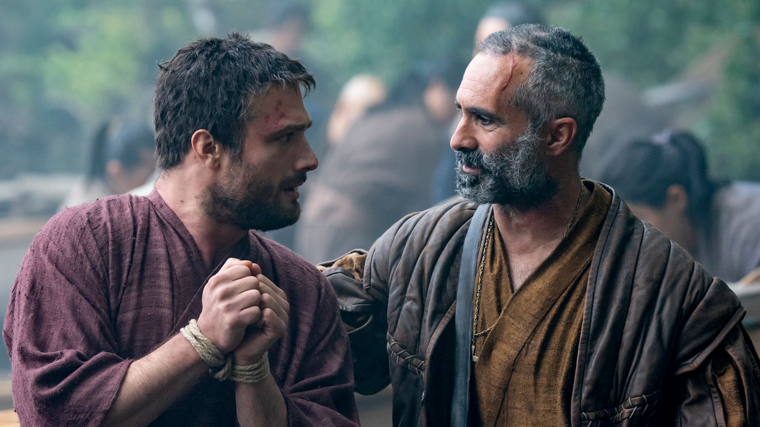 Shōgun's John Blackthorne pictured with Vasco Rodrigues CREDIT Courtesy of FX Networks