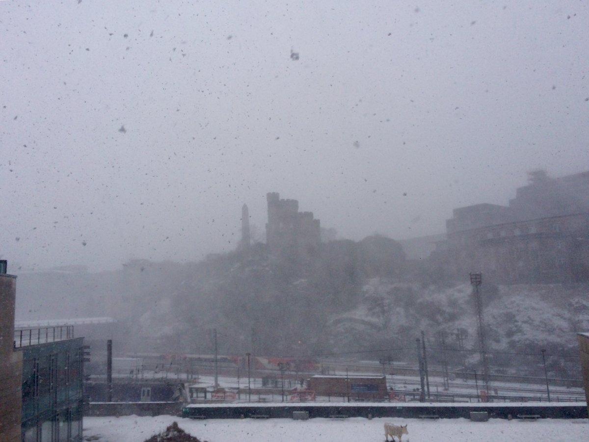 Snowy Edinburgh