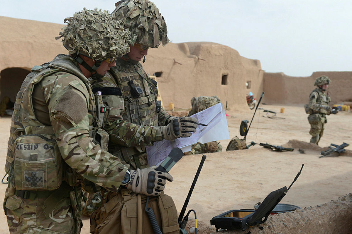 soldiers from the Household Cavalry Regiment (HCR) on operations in Afghanistan