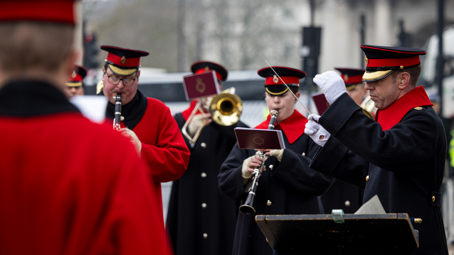special service in London on Commonwealth Day today, to mark the 75th anniversary of the Commonwealth of Nations 11032024 CREDIT Army