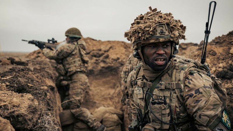 Why the British Army's soldiers are training in trenches, but not digging them