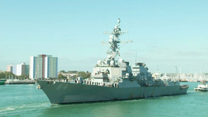 Heavily armed US missile destroyer departs Portsmouth after completing ...