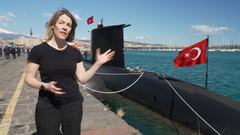 Inside Turkish hunter-killer sub TCG Birinci İnönü as its crew take on key Nato training role