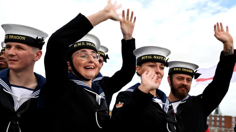 HMS Dragon back home after seven months protecting Cyprus and patrolling near Iran