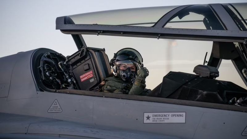 The Princess and the aircraft: Swedish Crown Princess learns about Stockholm's Gripen