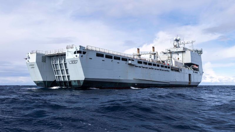 Mothership RFA Lyme Bay arrives in Cyprus ahead of possible Strait of Hormuz mission