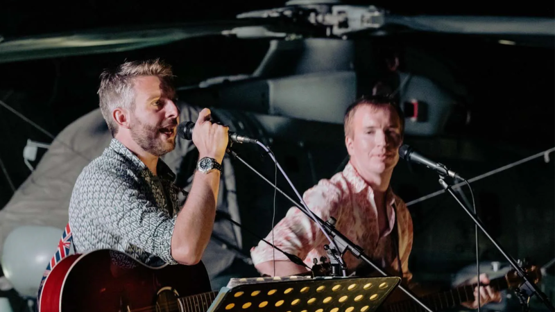 Royal Navy aviators release new Christmas single 15 years after their first festive track