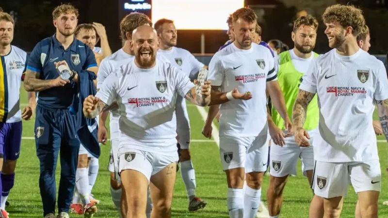 Silverware Drawimg The Royal Marines have conquered Australia and they're bringing home ...