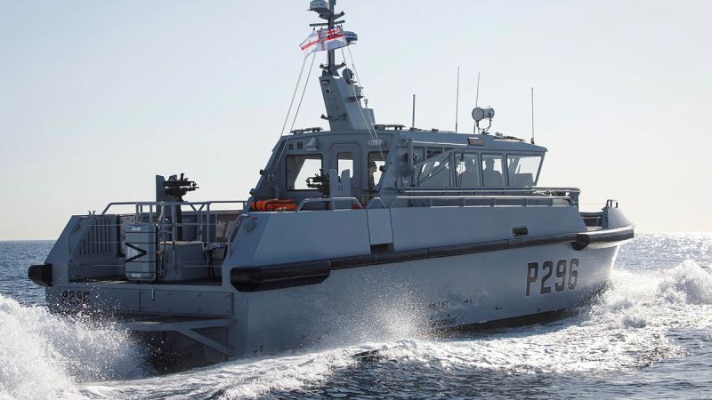 UK sends Cutlass-class patrol boat to help French intercept Russian shadow fleet tanker