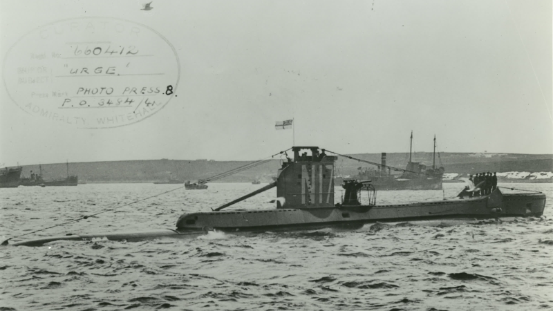 South Wales town remembers 44 who were lost on wartime submarine HMS Urge