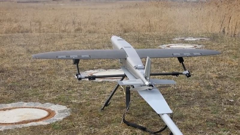 Hornet drones on the hunt for targets as they patrol Russia's Highway of Death