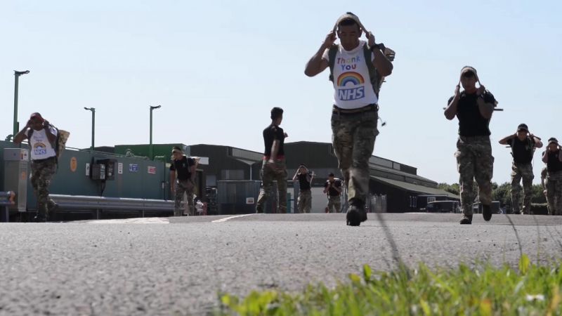 Gurkhas Complete Charity Doko Race For NHS