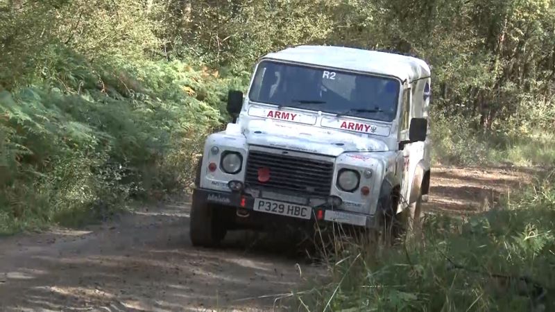 Armed Forces Rally Drivers Tackle Trackrod Rally