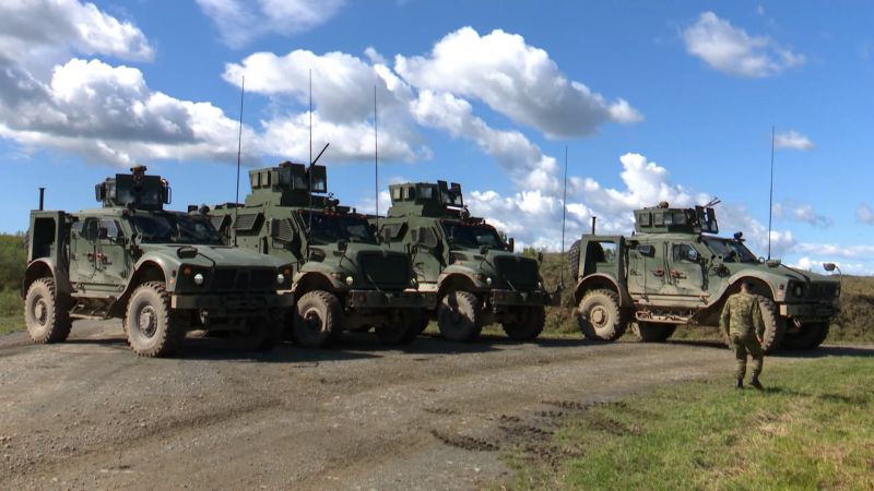 British Army reservists take part in attack exercises with Croatian ...