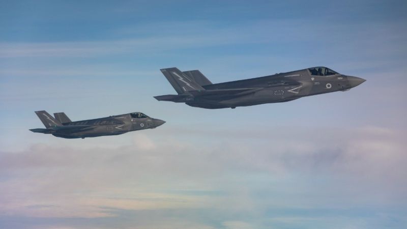 UK F-35s land in Estonia to support NATO Air Policing mission