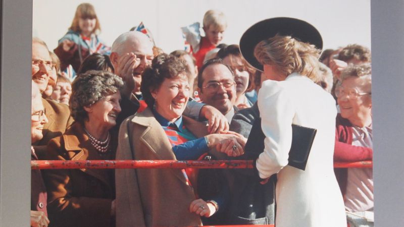 Unpublished pictures of Princess Diana launching HMS Cornwall in 1985 ...