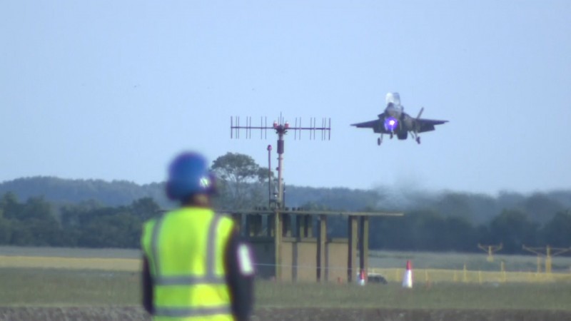 WATCH: F-35 Fighter Jets Land At RAF Marham