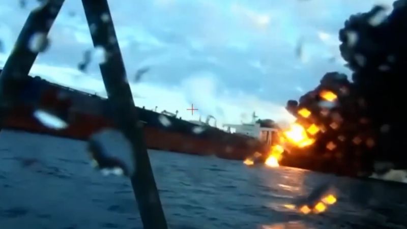 Tanker tactics: Ukraine expands Black Sea campaign with drone strikes on Russian vessels