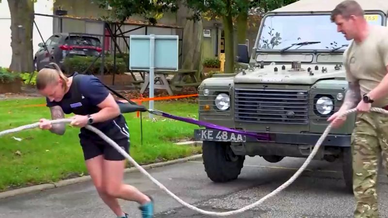Who's the strongest of them all? Forces Strongman stars show off ...